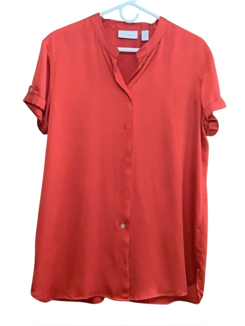 Chico's Gorgeous Orange/Red Tunic